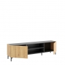 Mueble Bajo Tv Astral Grafito+Nordic  45,2x161x35 -2