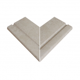 Coin extérieur 665 Pietro Blanc 62.6x62.6x2.6 (Boîte 1 pièce)