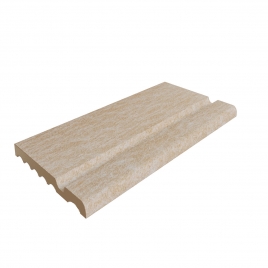 Overflow Pool Edge With Grid 647 Serena Ocra 62.6x31x2.6 (Price per piece)