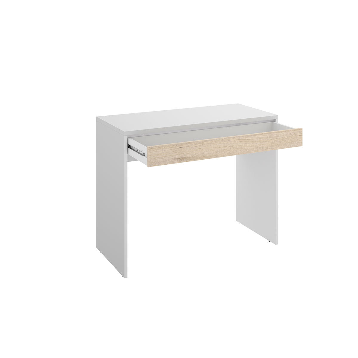 Tok Desk Mesa 1Gaveta Branco/Natural 74.2x89.5x49.8 -2
