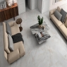 Living room with Amarna Shell flooring 120x120