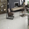Living room with wall tile Ardesia Noir 60x120