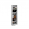 Jazz 1 Door Mirror White Shoe Rack - 2