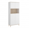 Meubles d’appoint wok blanc/naturel