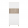 Meubles d’appoint wok blanc/naturel - 2