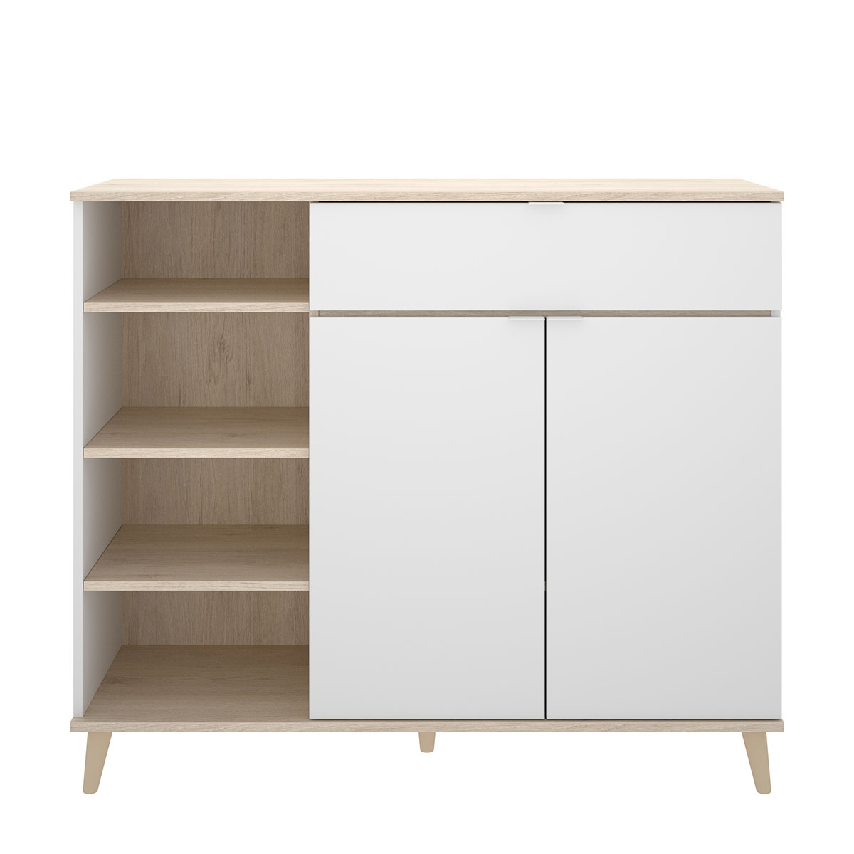 Meubles d’appoint wok blanc naturel - 2