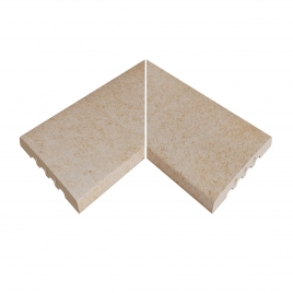 Zen EI3 Serena Ocra Pool Corner 62.6x62.6x2.6 (Price per piece)