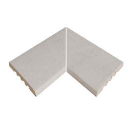 Zen EI3 Serena Bianco Pool Corner 62.6x62.6x2.6 (Prix par pièce)