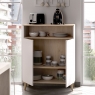 Ambiente con Mueble Auxiliar Wok Natural Blanco