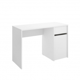 Table de bureau Bali 1caj+1p Blanc 74.2x110.3x50.2