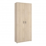 Multipurpose Fit 2 Doors Broom Closet Natural