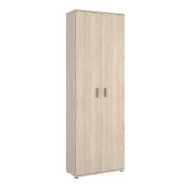 Armário Multiusos Fit 6 Prateleiras + 2 Portas Natural