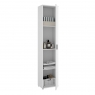Multipurpose Fit 1 Door White Cabinet - 3