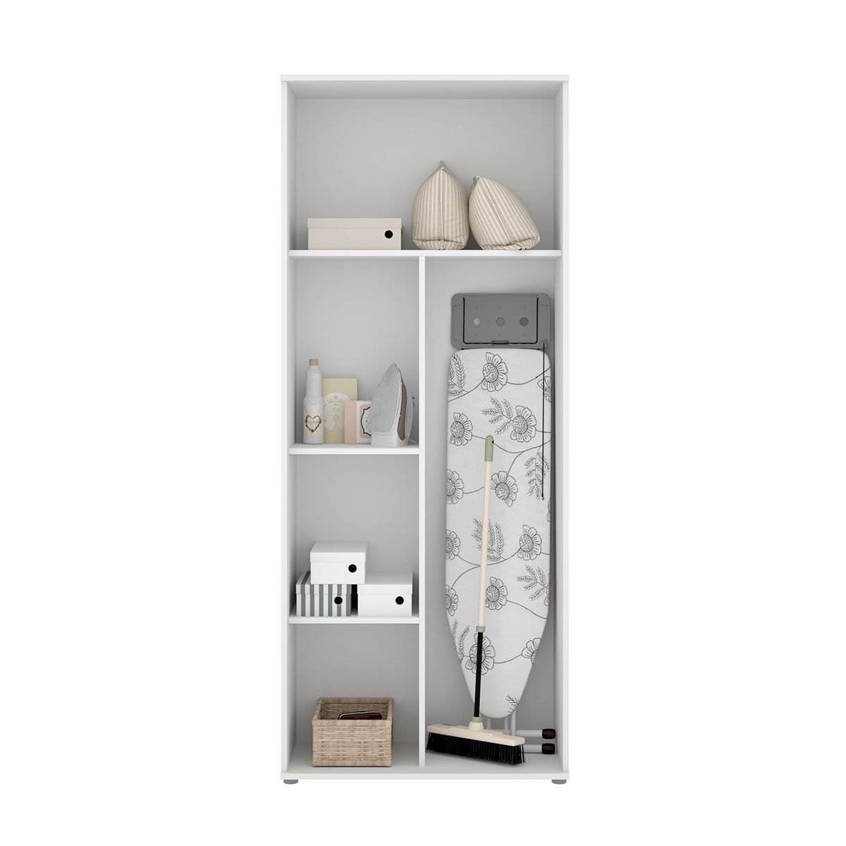 Multipurpose fit 2 portes Escobero Armoire blanche - 3