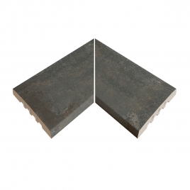 Esquina de Piscina Zen EI3 Pietro Dark 62,6x62,6x2,6 (Caja 1 pieza)
