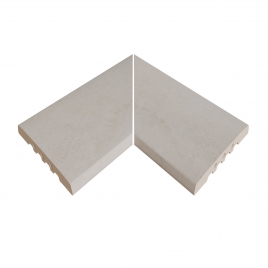 Zen EI3 Pietro Branco Pool Corner 62.6x62.6x2.6 (Caixa 1 peça)