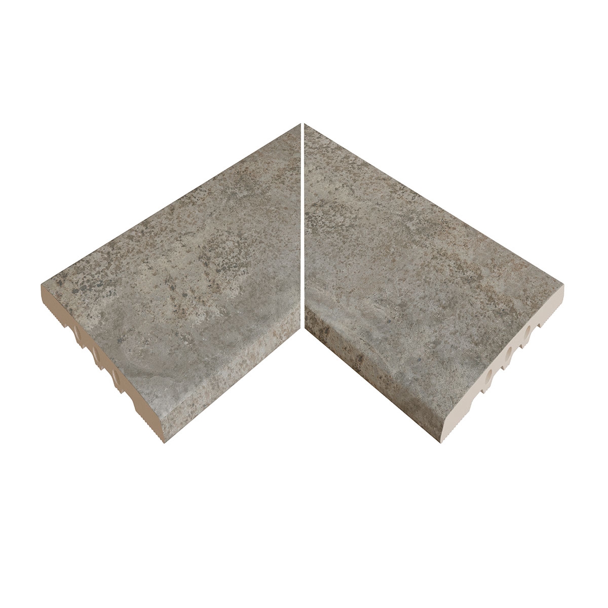 Zen EI3 Pietro Grey Pool Corner 62.6x62.6x2.6 (Boîte 1 pièce)