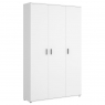 Multipurpose fit 3 portes Armoire blanche