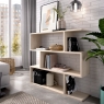 Ambiente con Shelf Lis Baja Natural 96x110x25
