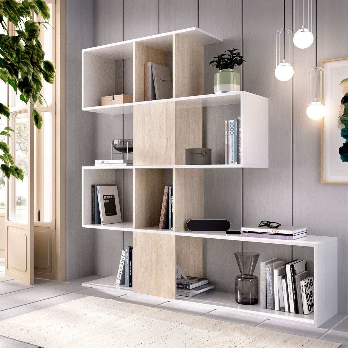 Environment with Funk B. Gloss/Natural Shelf 145x145x29