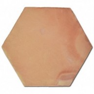Hexagonal clay tile