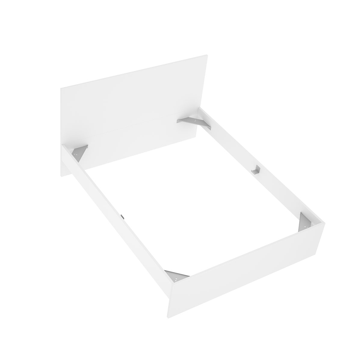 Lago A1 Lit 135/140x190 Blanc