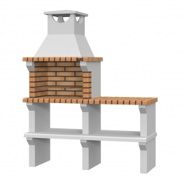 Günstiger Grill mit Vagos ECO Yellow Arbeitsplatte