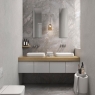 Baño con revestimiento CR Manaos Earth 60x120