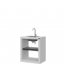 Countertop with Sink and Faucet Maia Black