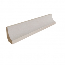 Media Caña Interior 188 Mistery White 31x4x4 (Precio por pieza)