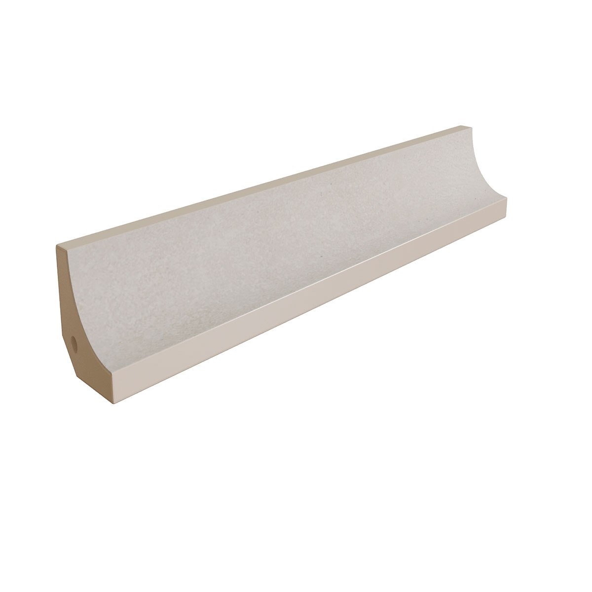 Media Caña Interior 188 Mistery White 31x4x4 (Precio por pieza)