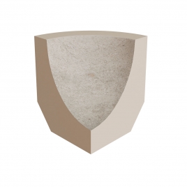 Interior Corner 114 Mystery Grey 4x4 (Price per piece)