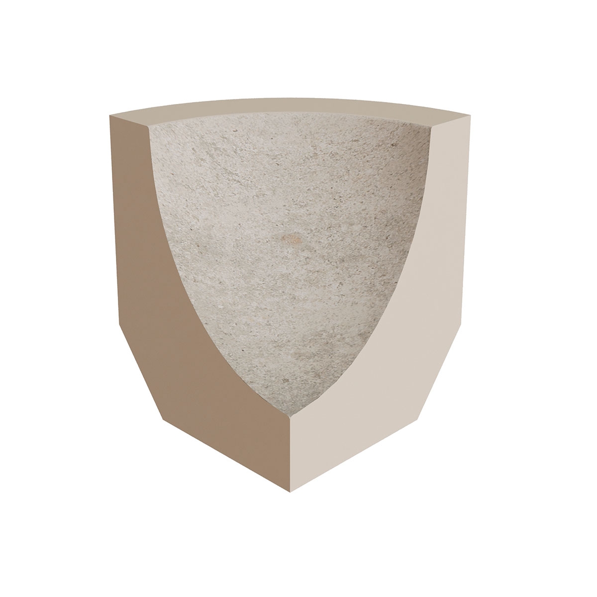 Interior Corner 114 Mystery Grey 4x4 (Price per piece)