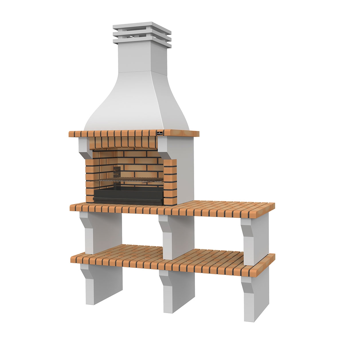 Seia Yellow Barbecue with Bench