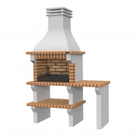 Seia Yellow barbecue with countertops