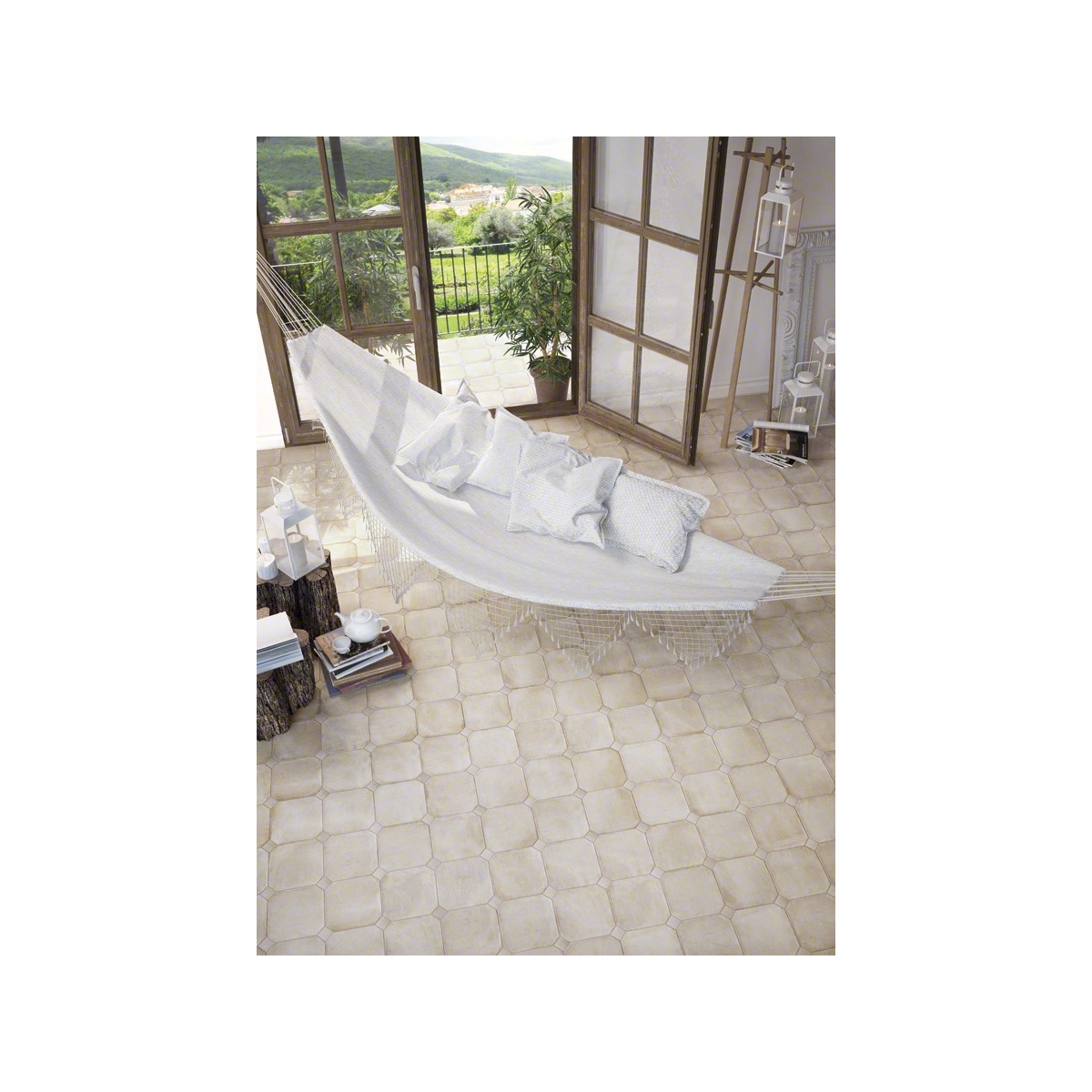 Colton Octagonal Sand Octagonal Porcelain Slabs Octagonal Shape