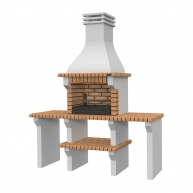 Seia Yellow Barbecue with 2 Countertops
