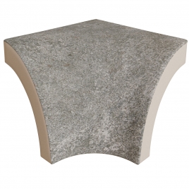 Canto exterior simples 117 Mistery Blue Stone 4x4 (Preço por peça)