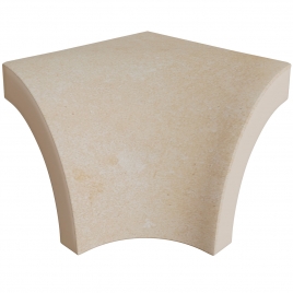 Non-slip Outdoor Corner 117 Mistery Sand 4x4 (Price per piece)
