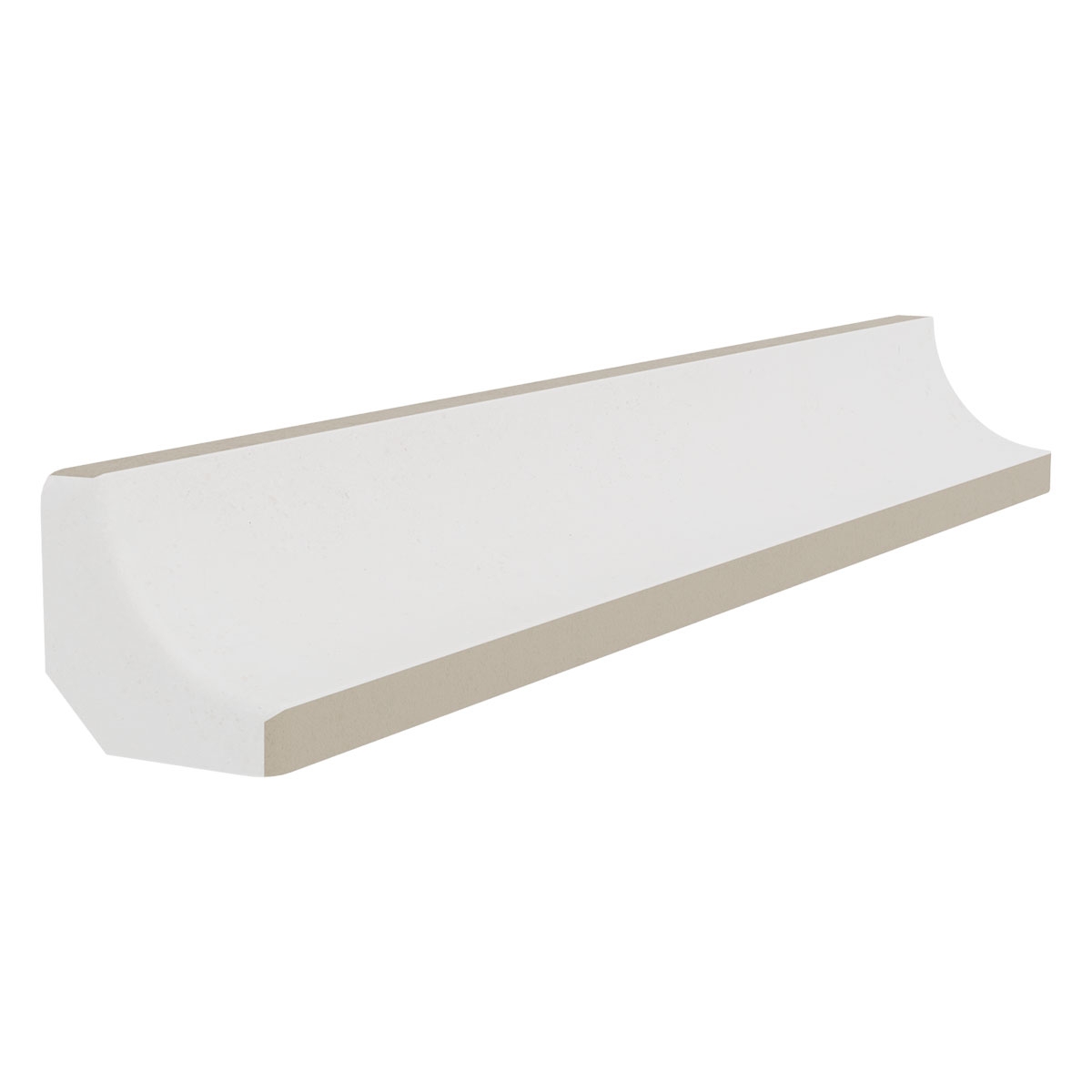 Media Caña Interior 147 Iconic White 31x4x4 (Caja 14 piezas)