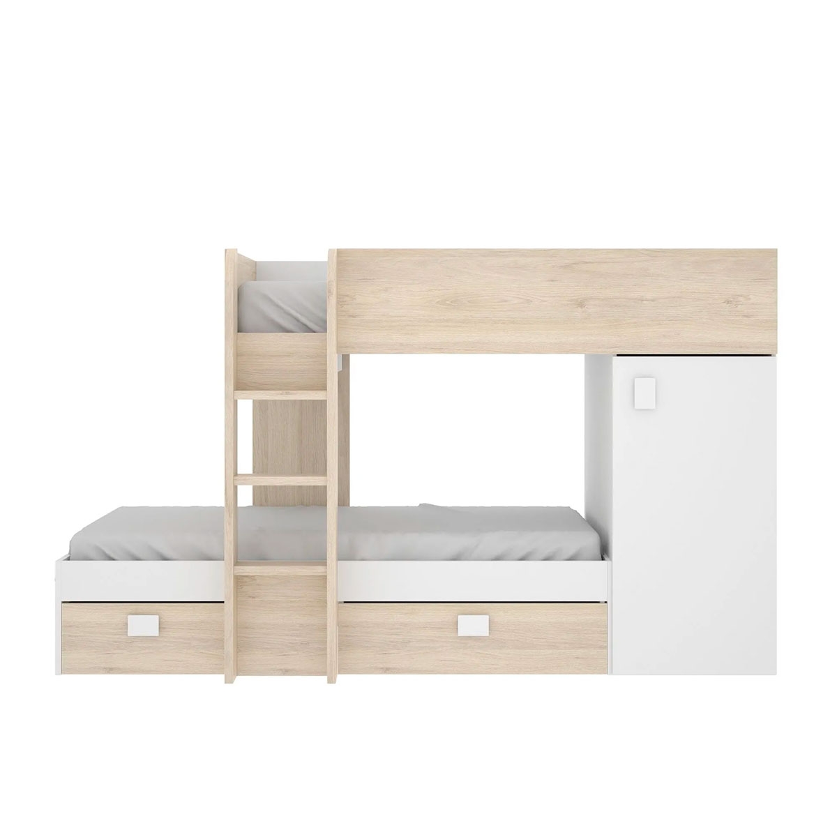 Tren Move Cama Natural/Branco