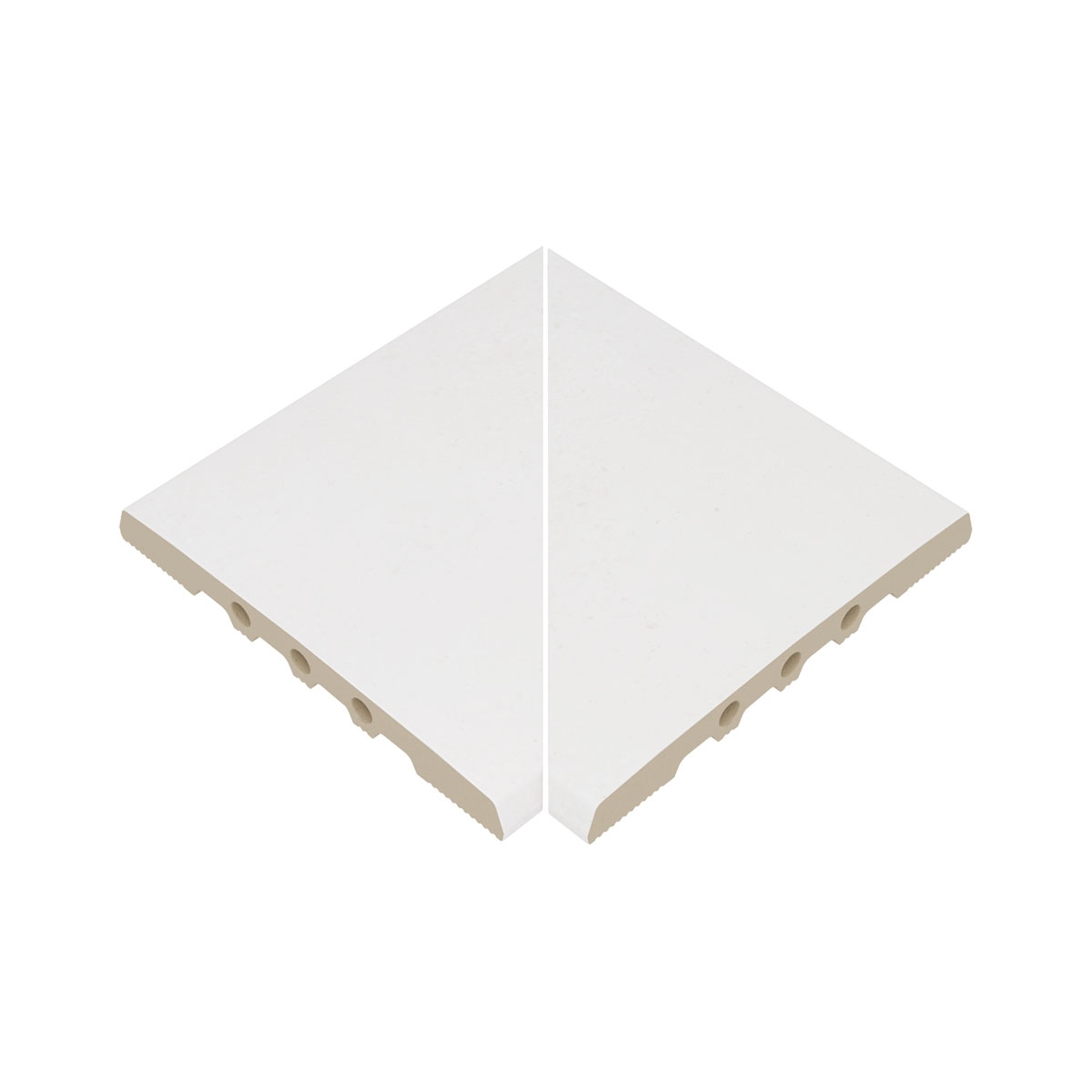 Flex 245EF Iconic White Grille 26.6x26.6x2.2 (Boîte de 4 pièces)