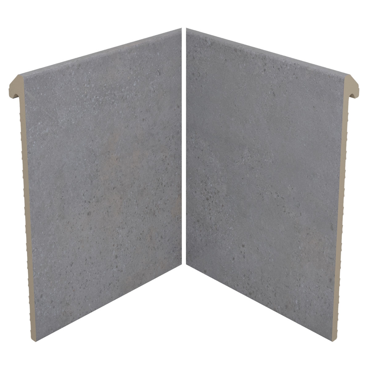 Esquina Interior Desbordante IJ6 Iconic Dark 31x31x31 (Precio por pieza)