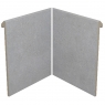 IJ6 Iconic Grey Overflow Inner Corner 31x31x31 (Prix par pièce)