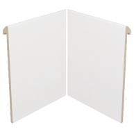 IJ6 Ikonische weiße überlaufende Innenecke 31x31x31 (Preis pro Stück)