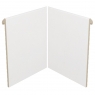 Esquina Interior Desbordante IJ6 Iconic White 31x31x31 (Precio por pieza)