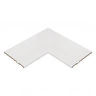 Innenecke 664 Iconic White 62,6x62,6x2,6 (Box 1 Stück)