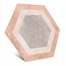 Hexágono Rift Bushmills Multicolor 23.3x26.8cm (0.515m2 por caja)