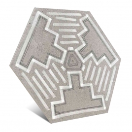 Foto de Hexagon Rift Igneus Cement 23.3x26.8cm (0.515m2 por caixa)