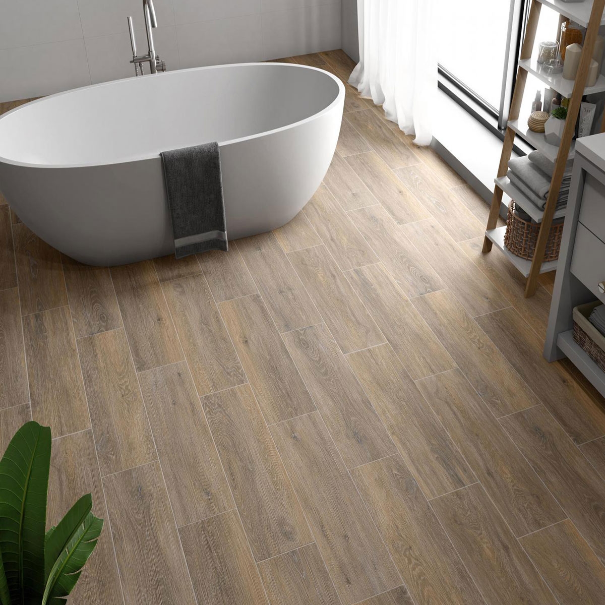 Interior com pavimento AT. Viggo Carvalho 20x75